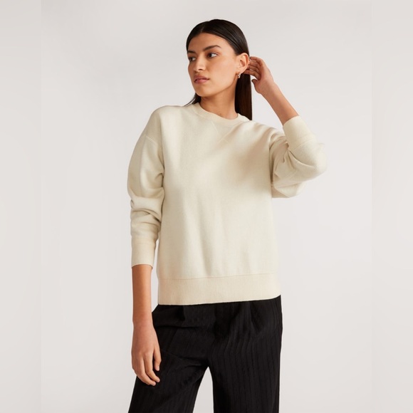 NWT Everlane The Cotton-Merino Sweatshirt - Picture 4 of 14